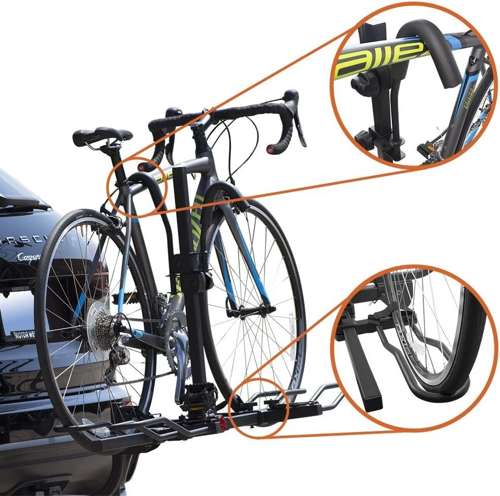 BV Bike Bicycle Hitch Mount Rack Carrier for Car Truck SUV Tray