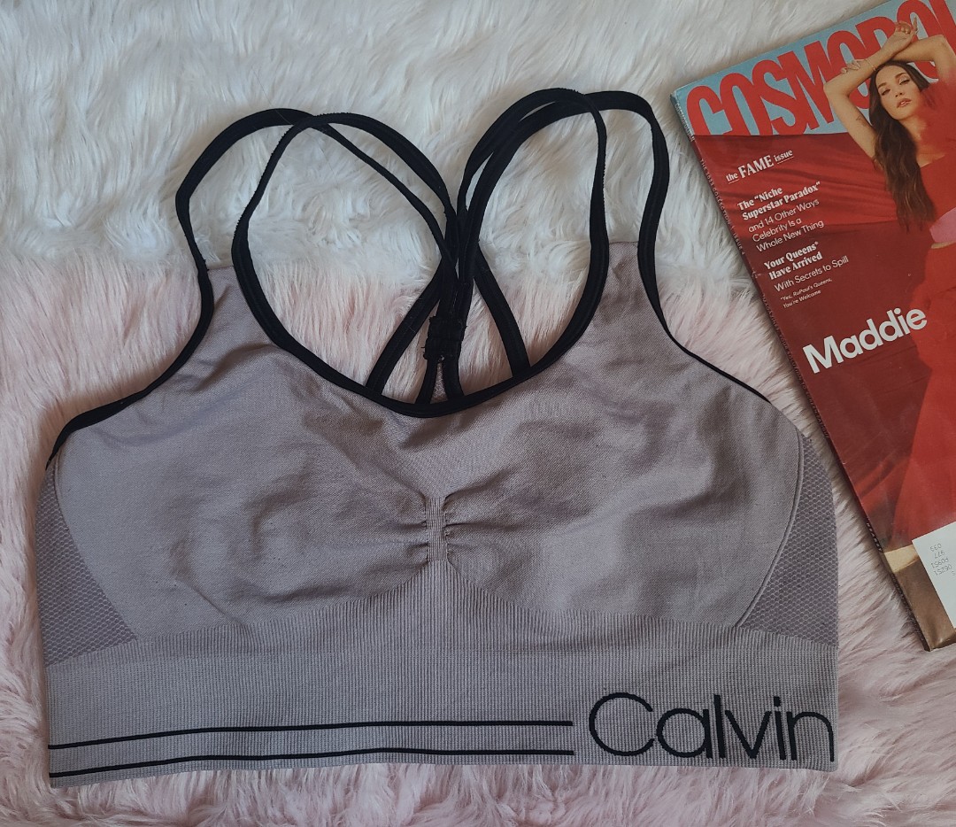 Calvin Klein Sports Bra Gray - $15 - From Maddie