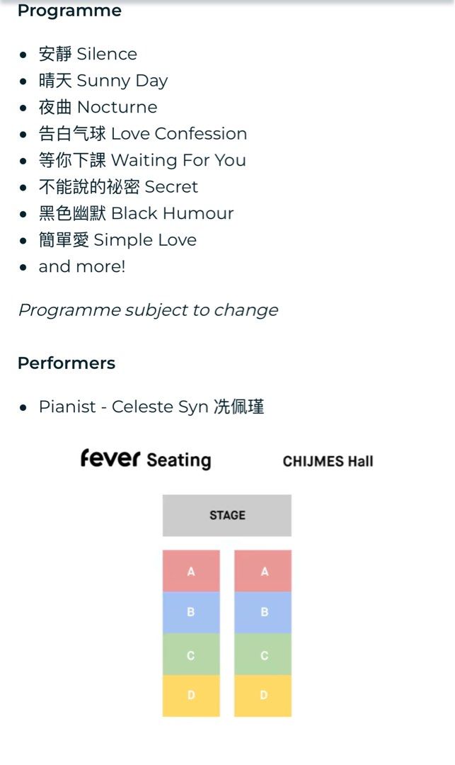 Candlelight Concert A Tribute to Jay Chou, Tickets & Vouchers, Event