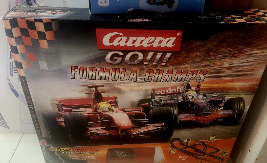 Carrera go!!! Toy F1 slot cars limited edition, Hobbies & Toys, Toys &  Games on Carousell