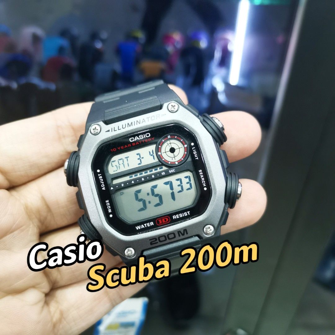 Casio discount scuba watch