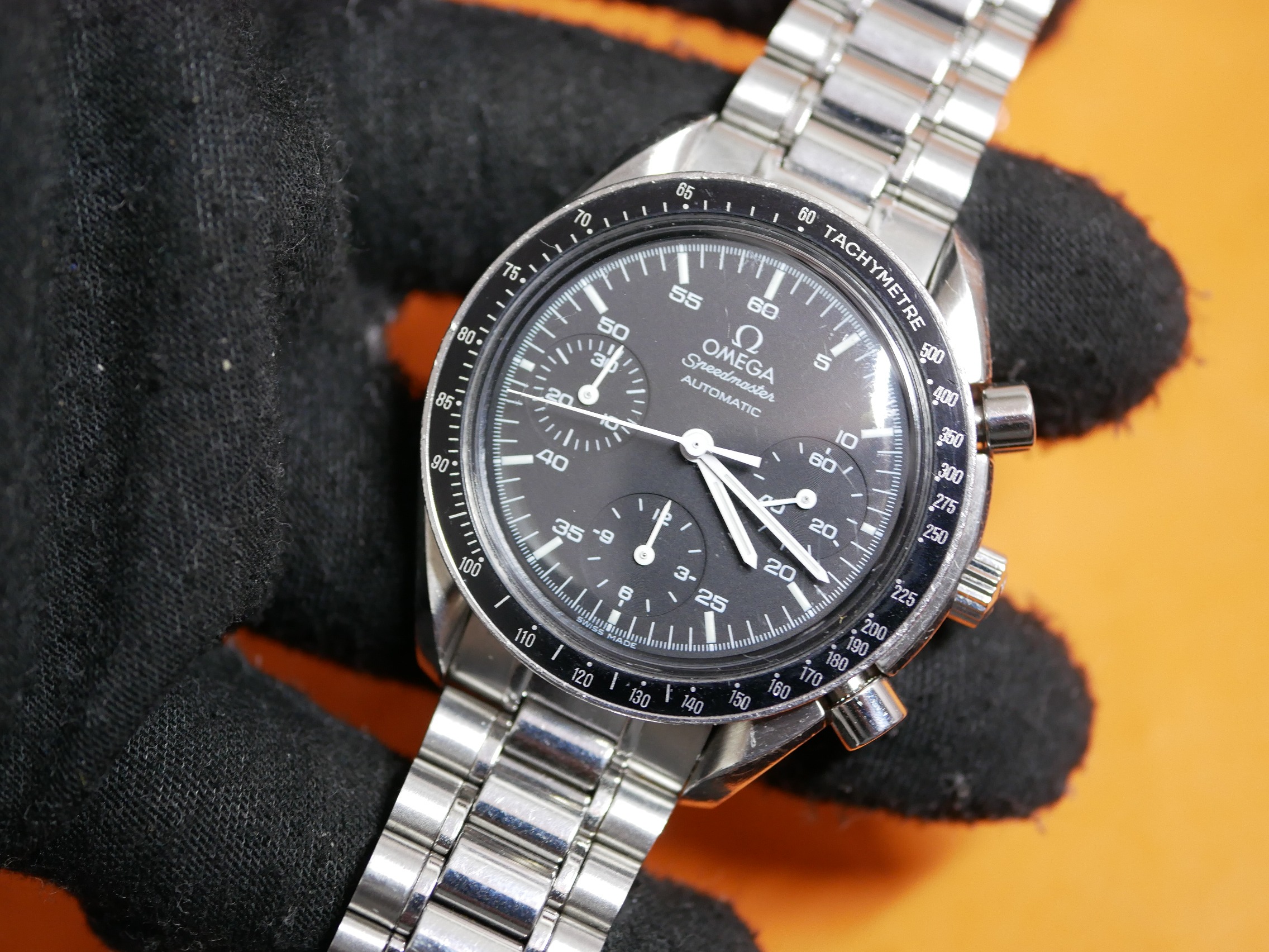 CHEAPEST Omega Speedmaster Chronograph 39mm Automatic 3510.50. INCLUDES