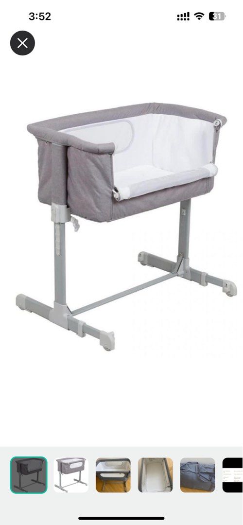 Childcare nia bedside store sleeper