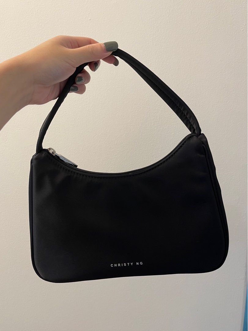 Christy Ng Black Shoulder Bag, Women's Fashion, Bags & Wallets
