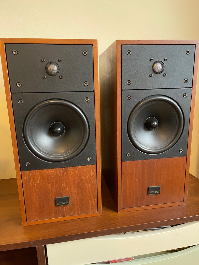 Classic Epos ES14 Speakers with Original Stands, Audio, Soundbars
