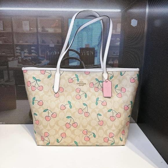 Coach Cherry Tote Large on Carousell