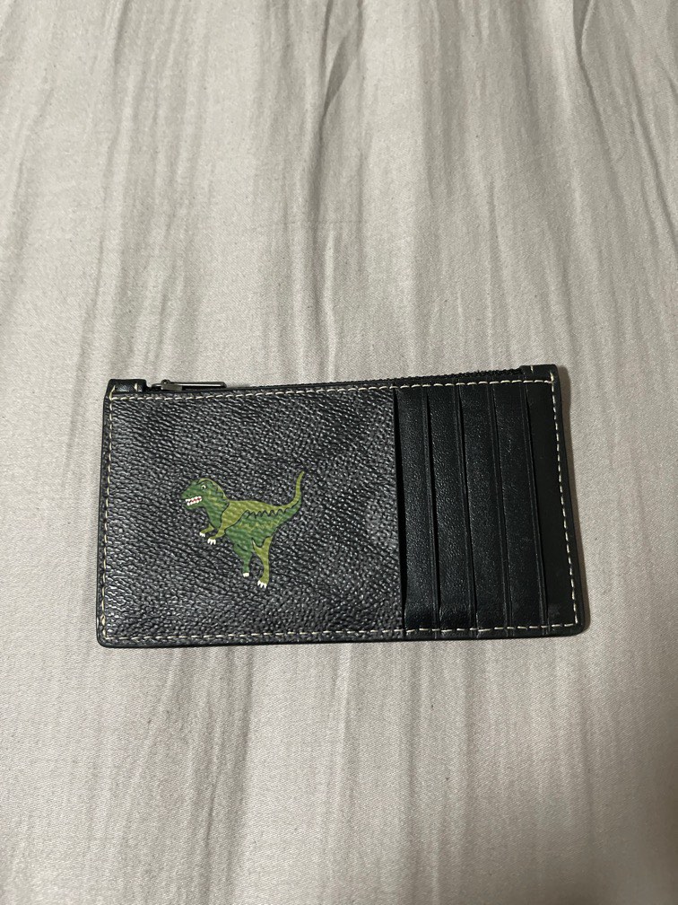 Coach Dino Card Holder, Women's Fashion, Bags & Wallets, Wallets & Card Holders on Carousell