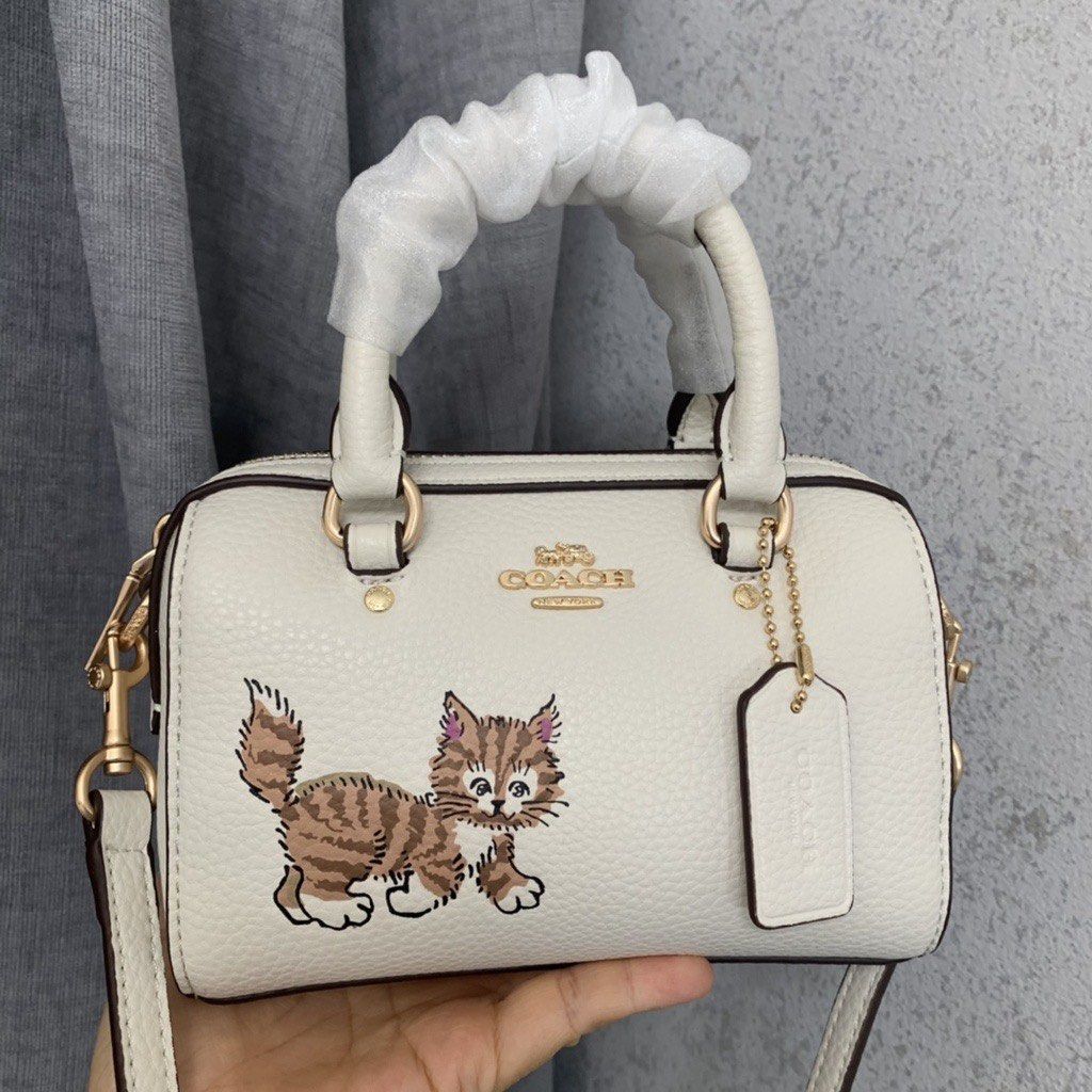 Coach Mini Rowan Crossbody with Happy Dog