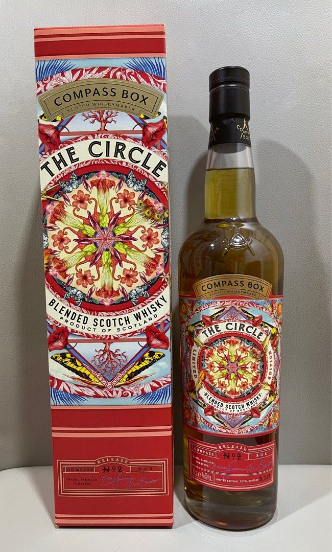 Compass Box The Circle Release No.2, Food & Drinks, Alcoholic Beverages on Carousell