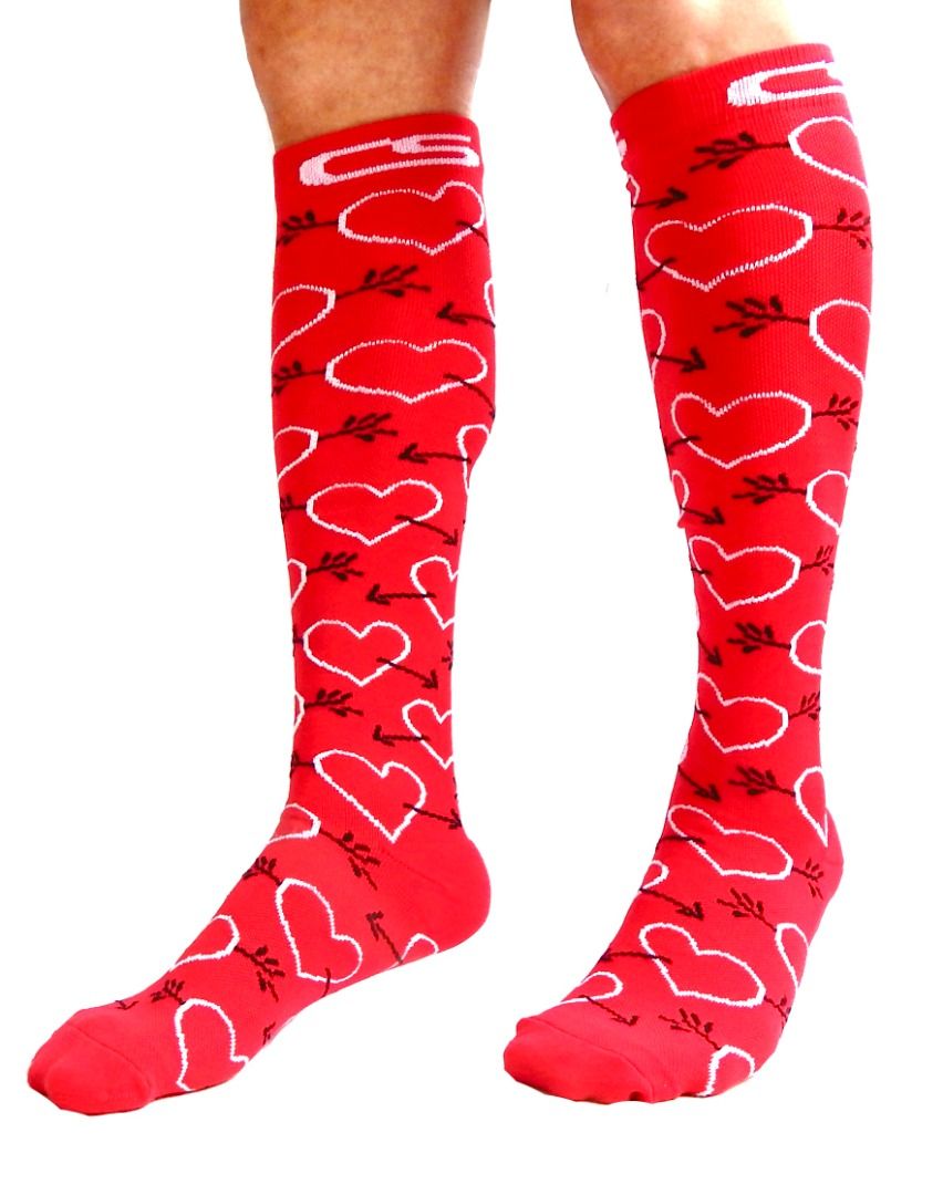 Fun knee high running socks top