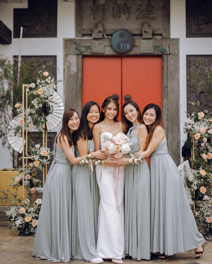 Convertible Dress bridesmaids dress Women s Fashion Dresses