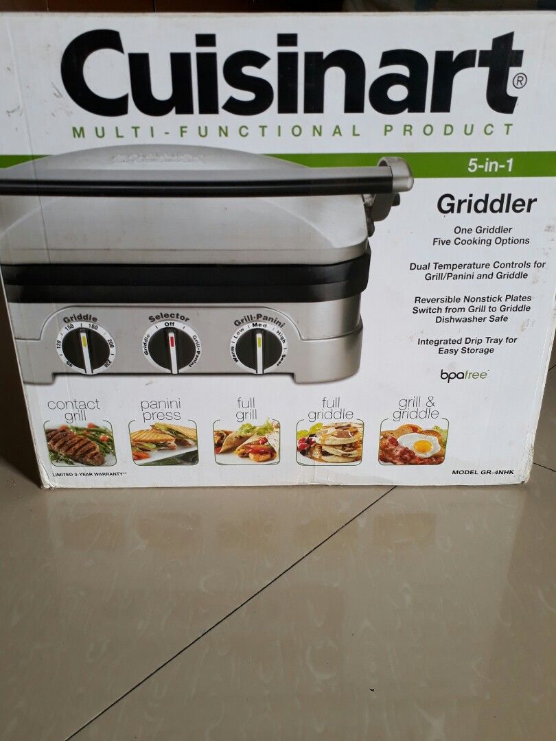 Cuisinart 5in1 Griddler, TV & Home Appliances, Kitchen Appliances