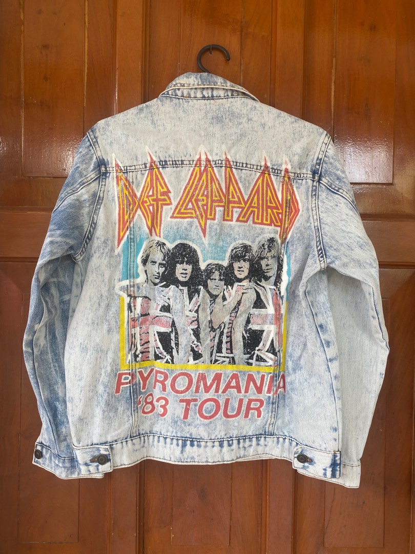 Def leppard jean jacket on sale
