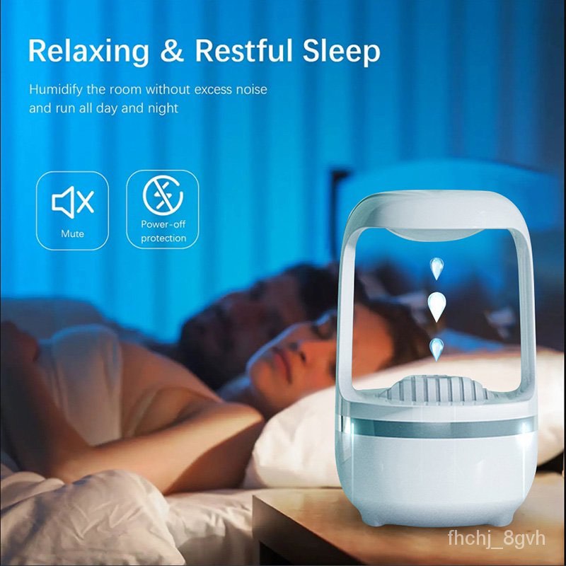 Diffuser Humidifier with Anti Gravity Water Drops Ultrasonic Fogger