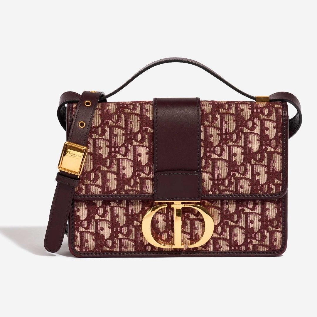 30 Montaigne Bag Brown Oblique  Womens Dior Handbags  Rincondelamujer