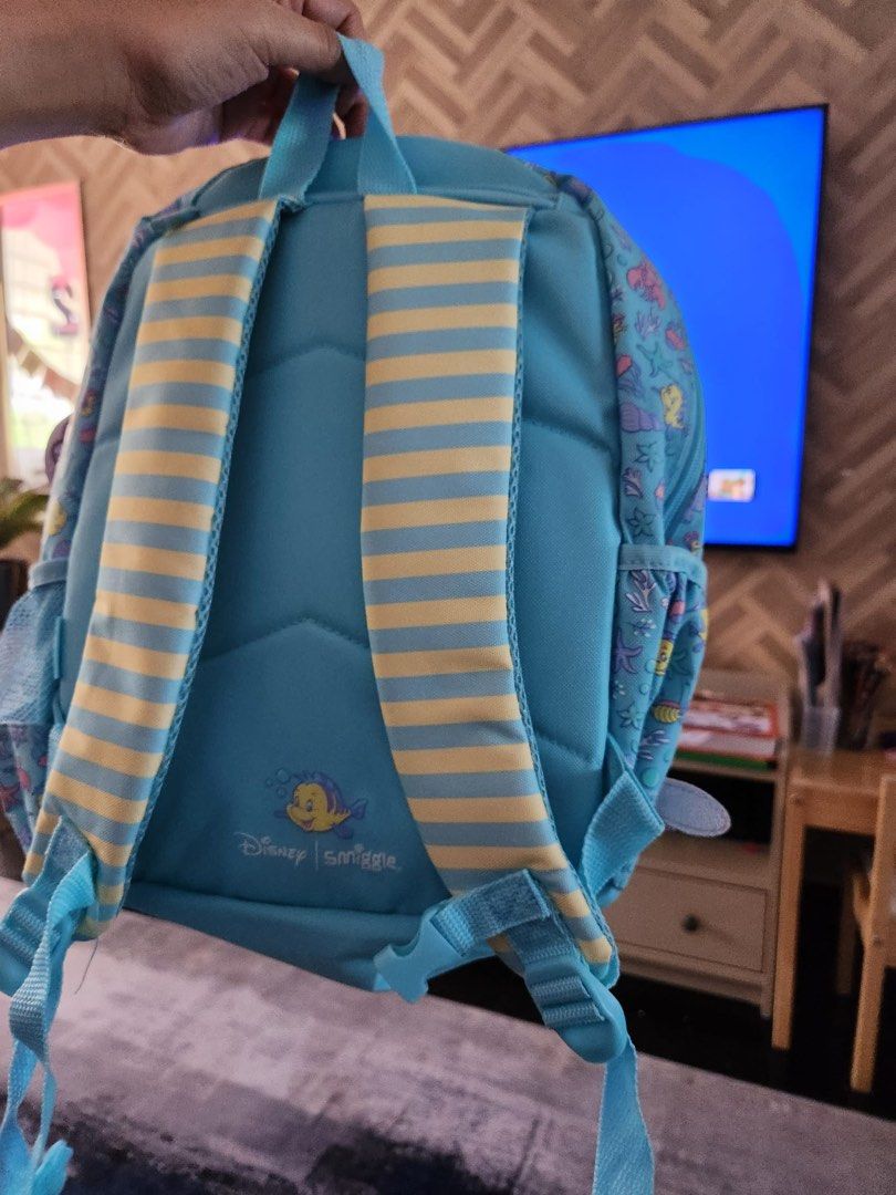 Disney flounder Smiggle bag pack, Babies & Kids, Babies & Kids Fashion