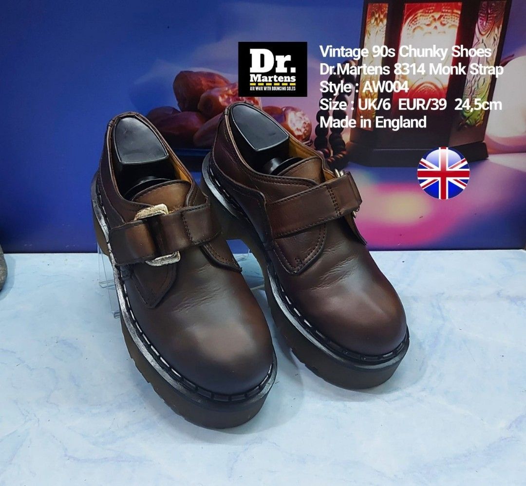 Docmart-Dr.Martens 8314 Vintage 90s Chunky Monk Strap Made In England ...
