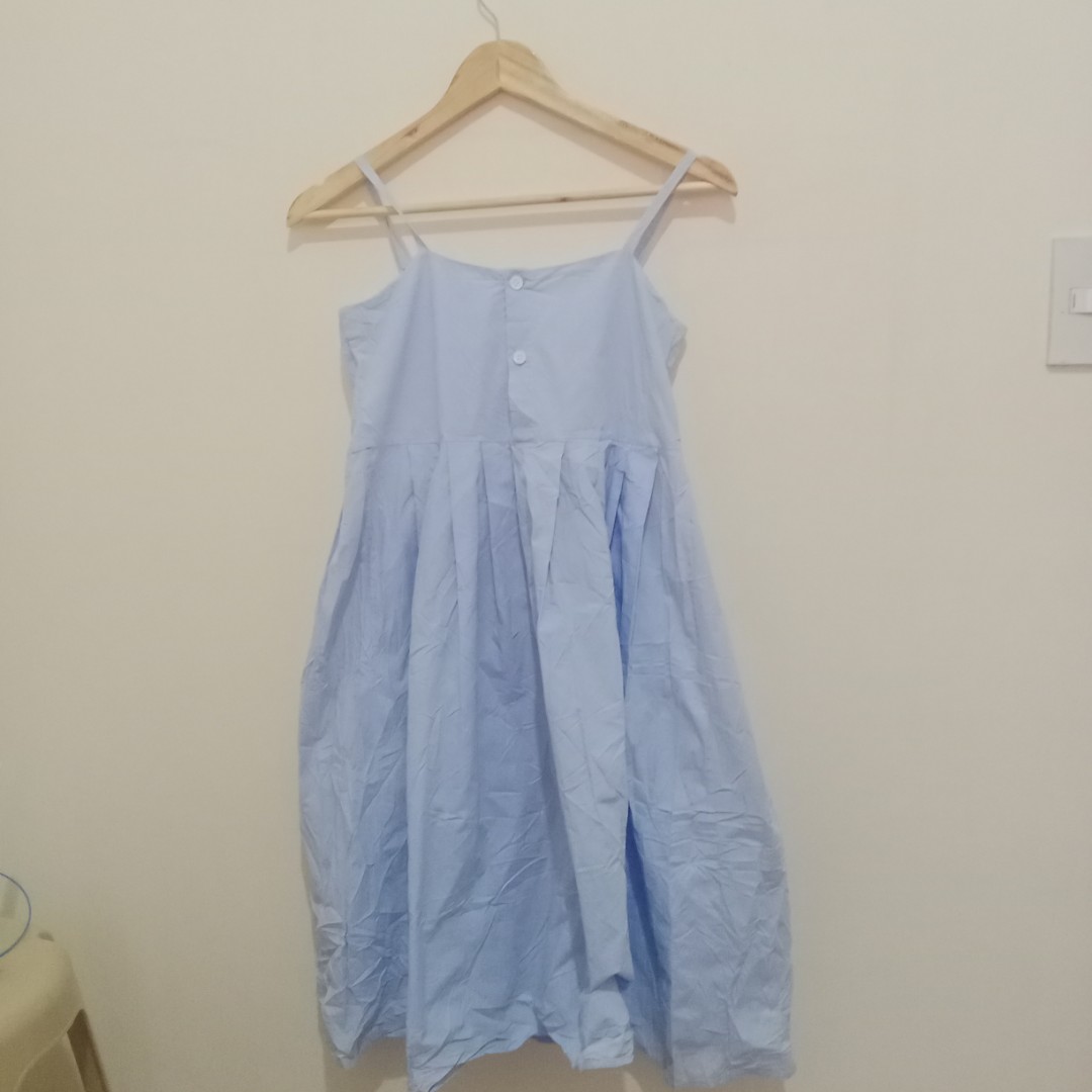 Vintage Small Botton Light Blue Dress For Kids, Babies & Kids, Babies ...