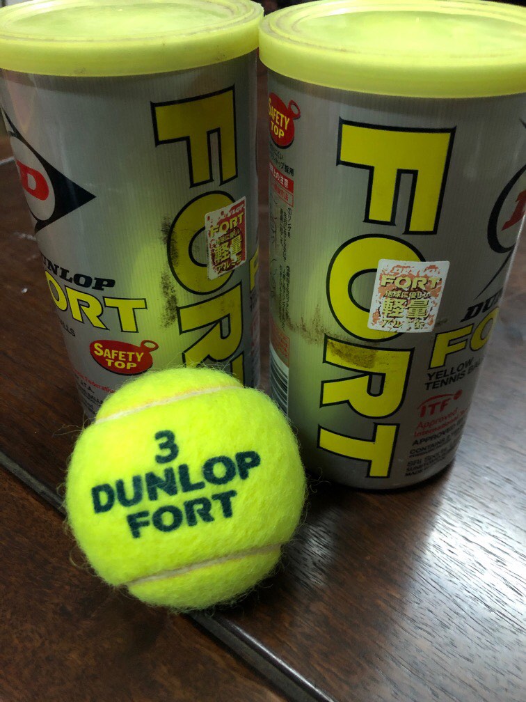 Dunlop Tennis Ball In sealed Can Japan, Sports Equipment, Sports