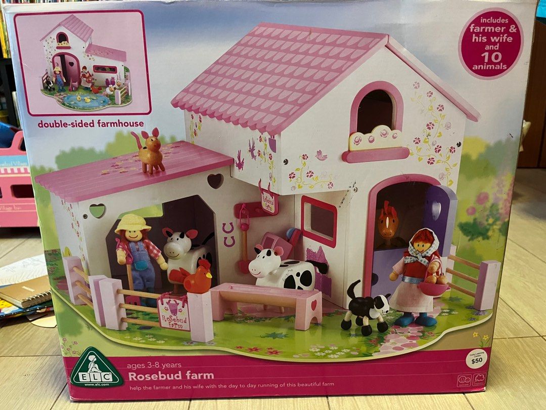 ELC Rosebud Wooden Farm House