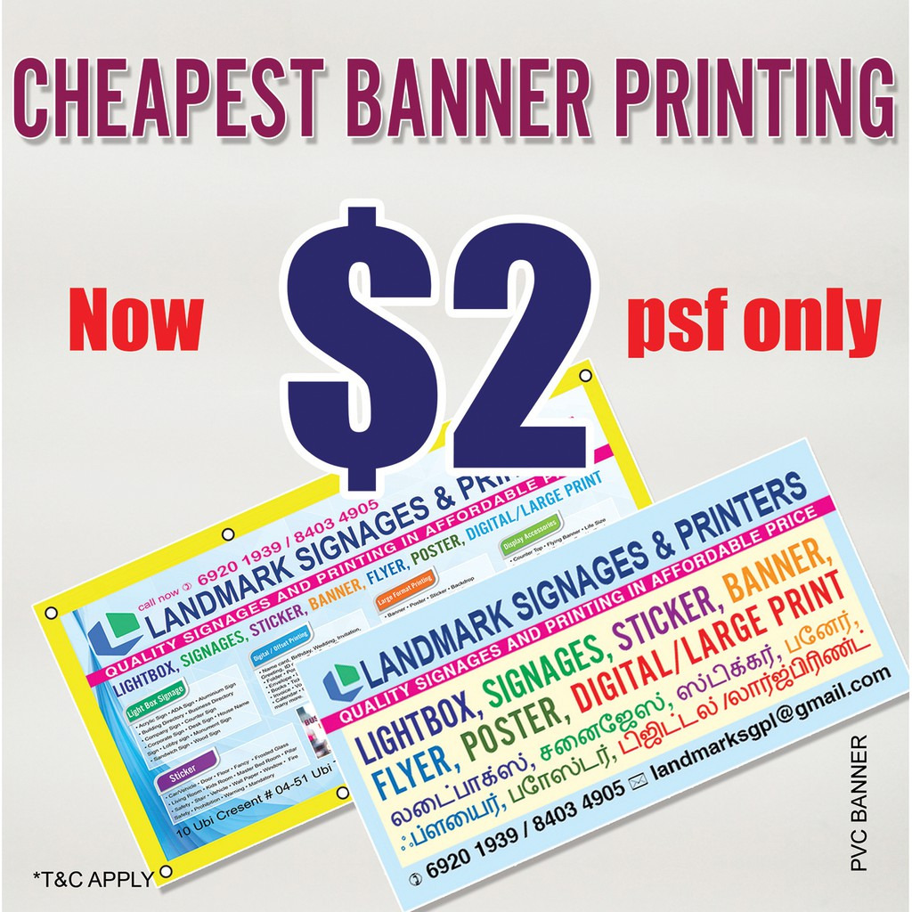 Express & Cheapest Quality PVC Banner Printing / Birthday Banner