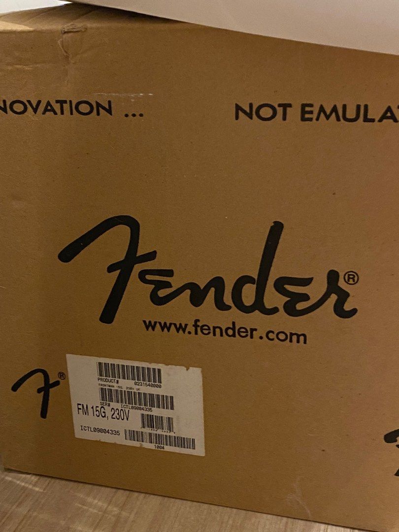 Fender frontman Amp 15g, 音響器材, Soundbar、揚聲器、藍牙喇叭、耳擴 Carousell