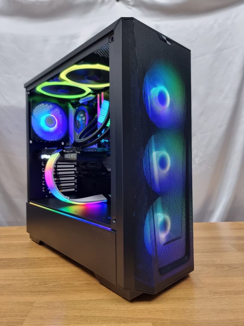 [FREE DELIVERY] Nezuko Kamado DEMON SLAYER FAN CUSTOM GAMING PC / RYZEN ...