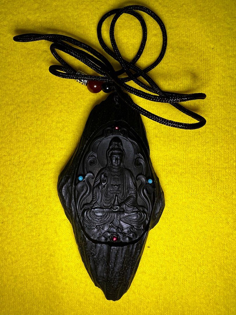 FS138 Guan Yin Agarwood Pendant Hobbies Toys