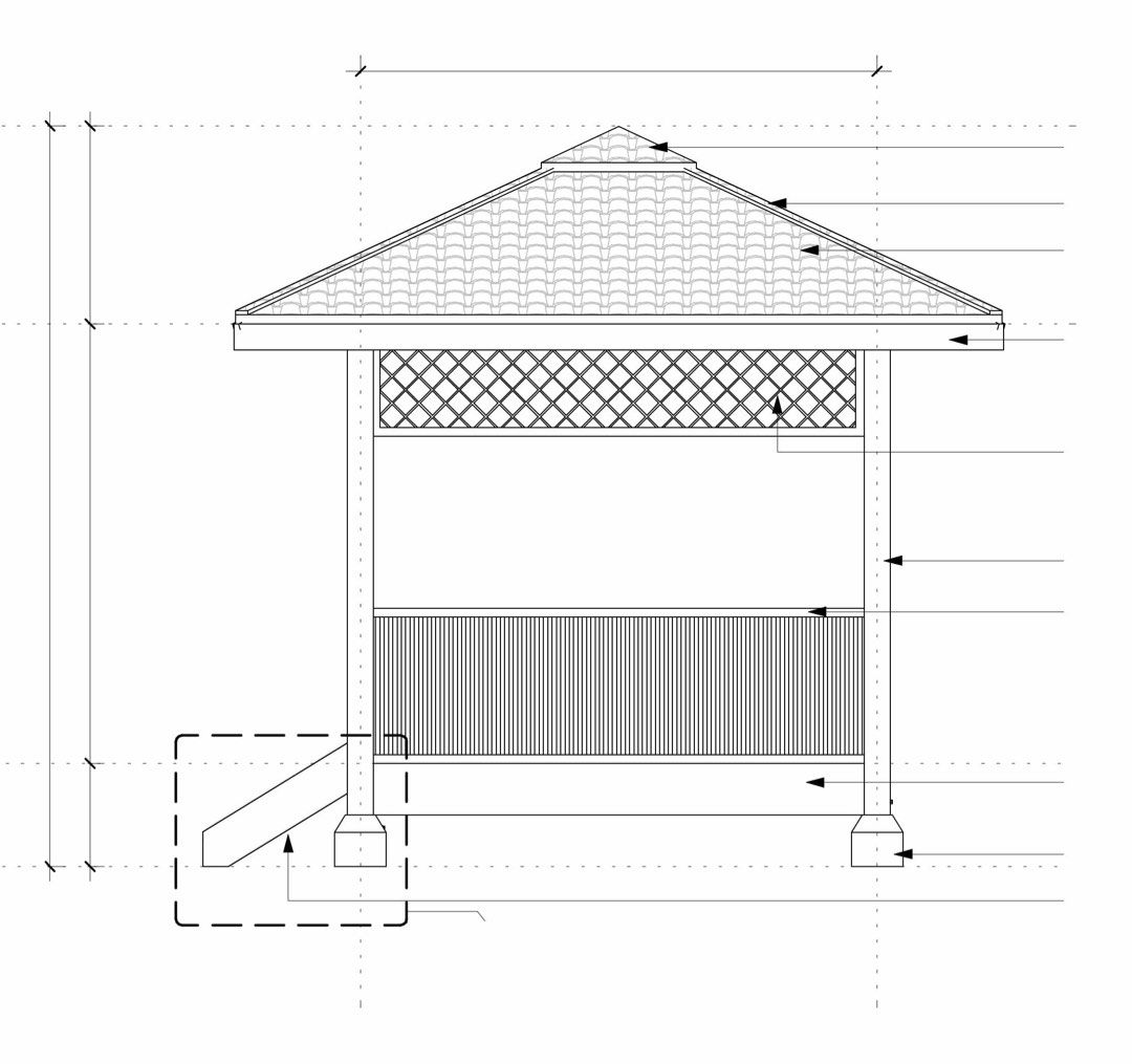 Gazebo Layout, Furniture & Home Living, Outdoor Furniture on Carousell