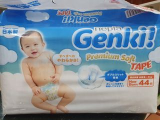Genki Premium Soft Newborn Diapers