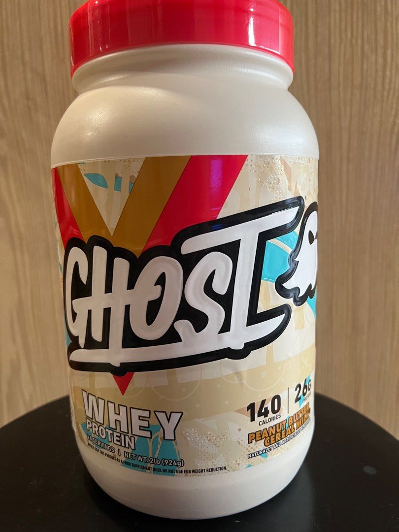 Ghost supplement whey protein ( PB cereal milk), Health & Nutrition, Health Supplements, Sports
