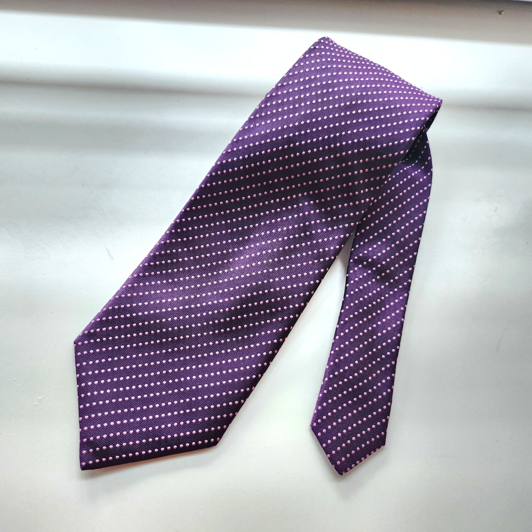 Goldlion Silk Purple Tie, Men's Fashion, Watches & Accessories, Ties on ...