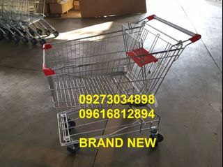 Grocery Pushcart Supermarket Trolley Shopping Push Cart 150L (NEW)