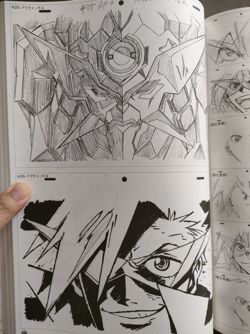 Groundwork of Gurren Lagann 3 Animation Artbook Key Art, Hobbies & Toys, Books & Magazines