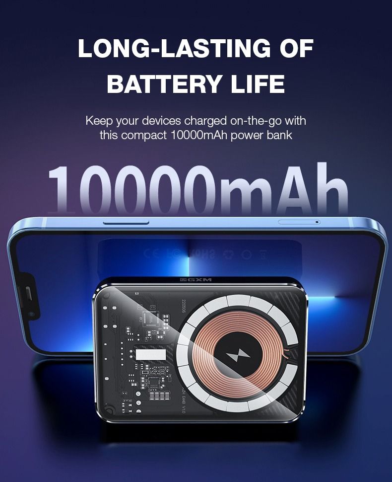 GXM Wireless Power Bank PB03 PB04 Stronger Fast