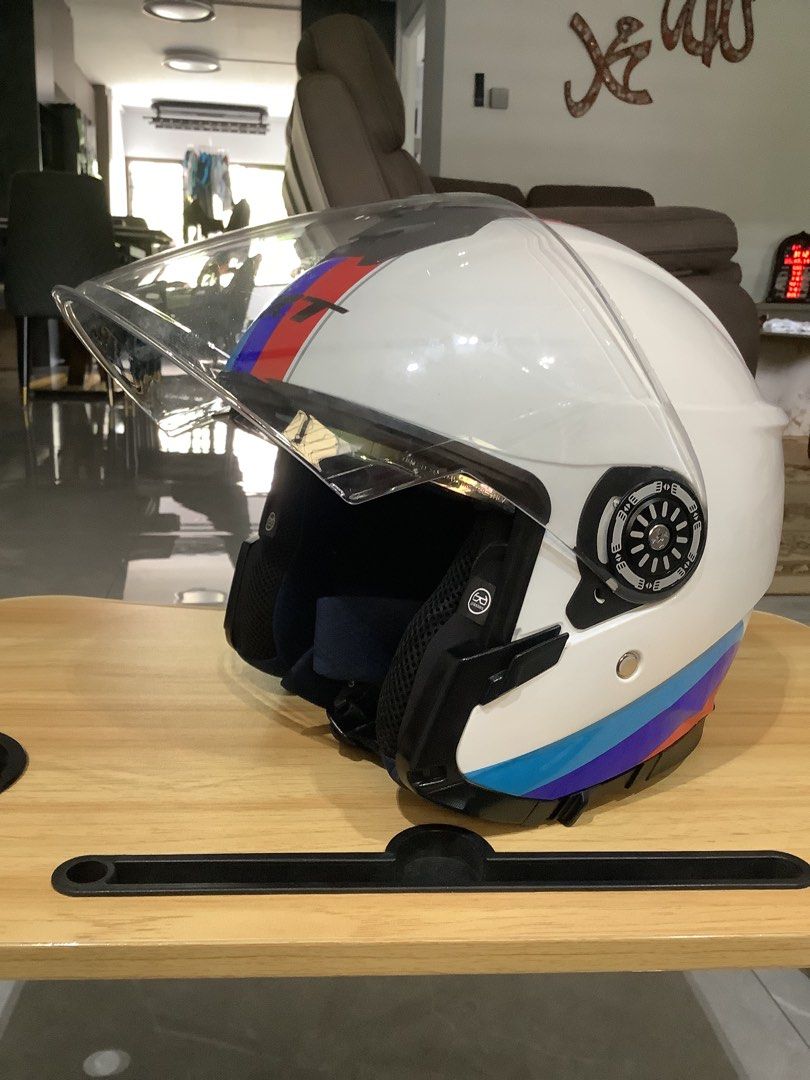 GXT helmet, Motorcycles, Motorcycle Apparel on Carousell