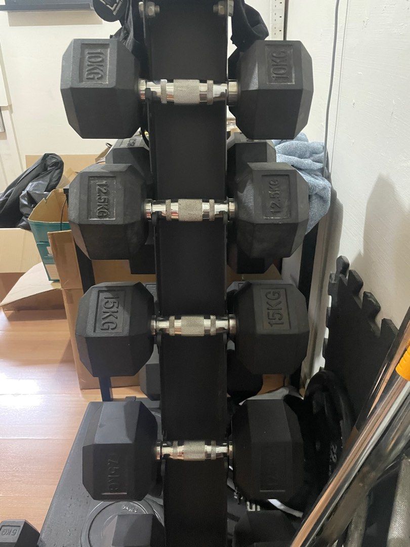 Gym quality dumbbell set store