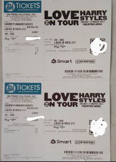 Harry Styles Love On Tour LBB Tickets