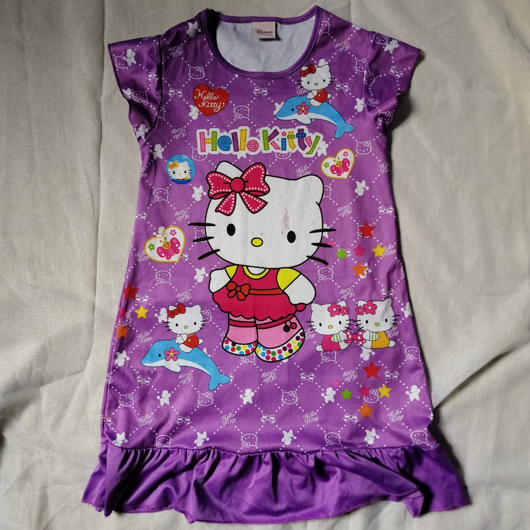 Hello Kitty purple dress on Carousell