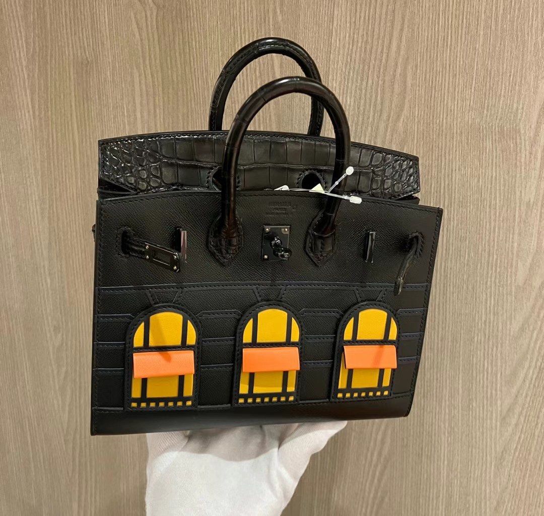 Hermes Birkin 20 so black 黑夜小房子, 名牌, 手袋及銀包- Carousell