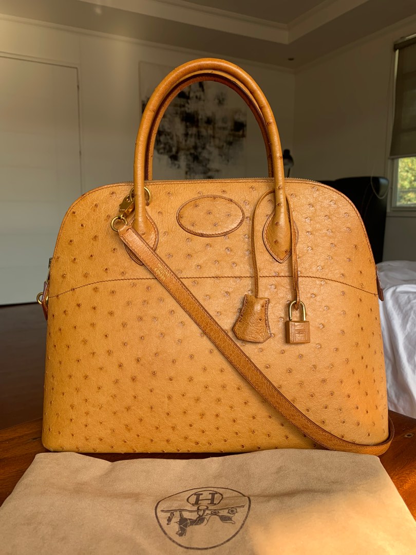 Hermes sales bolide ostrich