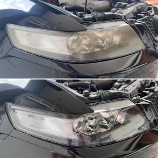 Honda Accord Euro R CL7R Headlight Restoration Polish