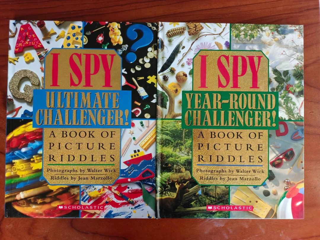 I SPY A Book of Picture Riddles Set, Hobbies & Toys, Books