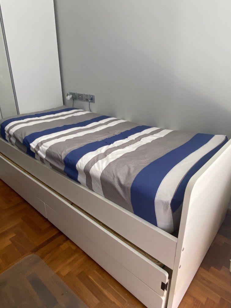 IKEA bed for sale, Furniture & Home Living, Furniture, Bed Frames