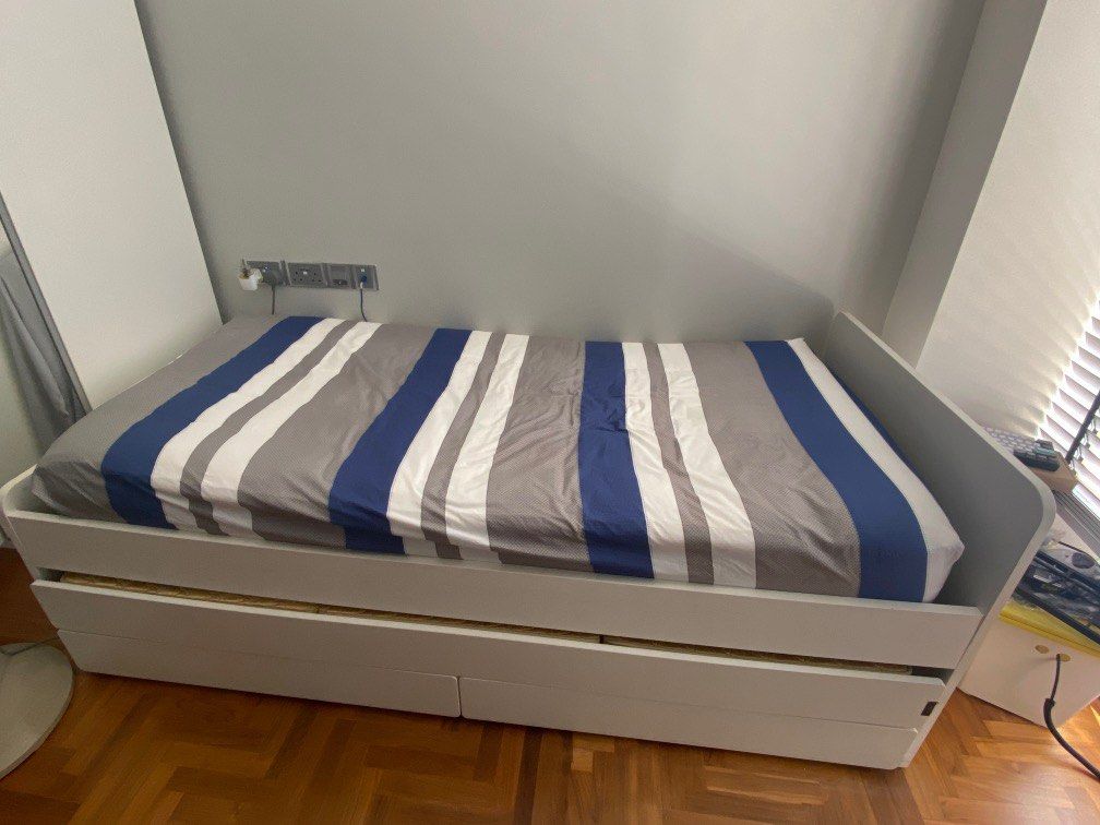 IKEA bed for sale, Furniture & Home Living, Furniture, Bed Frames