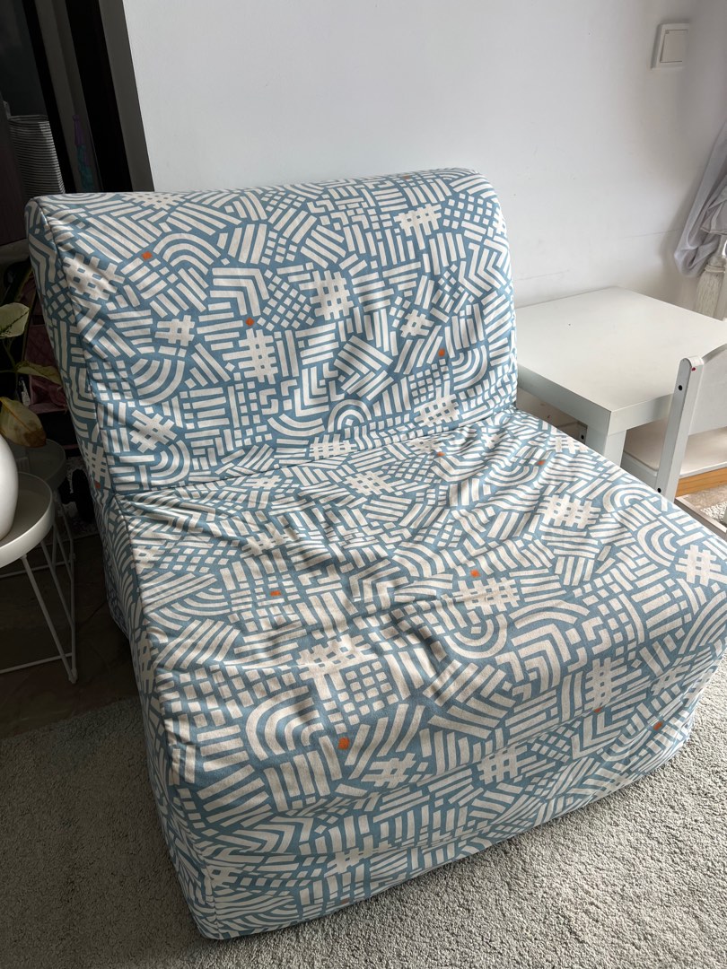 IKEA CHAIRbed, Furniture & Home Living, Furniture, Sofas on Carousell