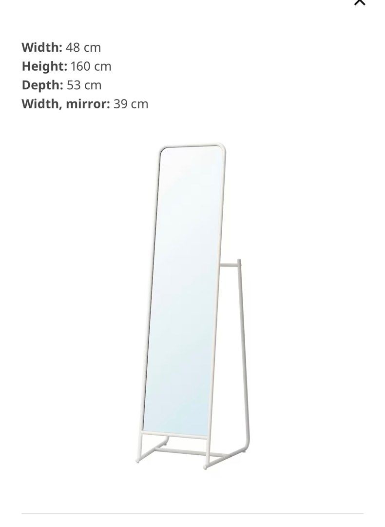IKEA mirror, Furniture & Home Living, Furniture, Other Home Furniture
