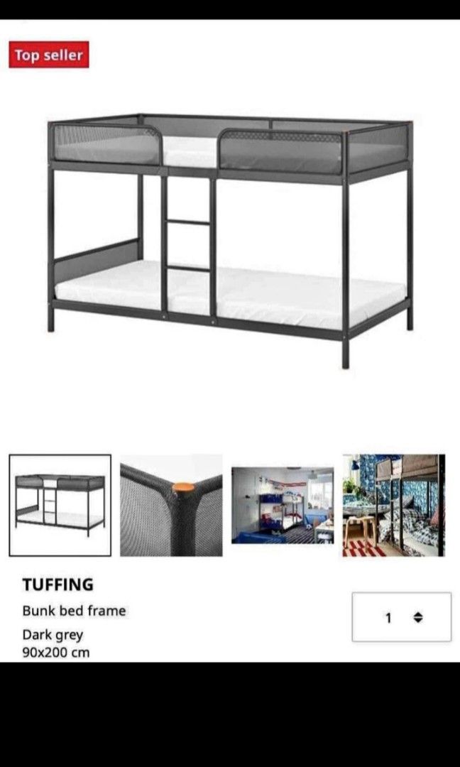 IKEA Tuffing Bunk Bed, Furniture & Home Living, Furniture, Other Home