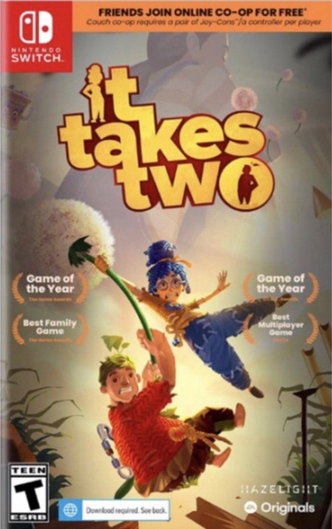 It Takes Two Nintendo Switch Digital Download Video Gaming