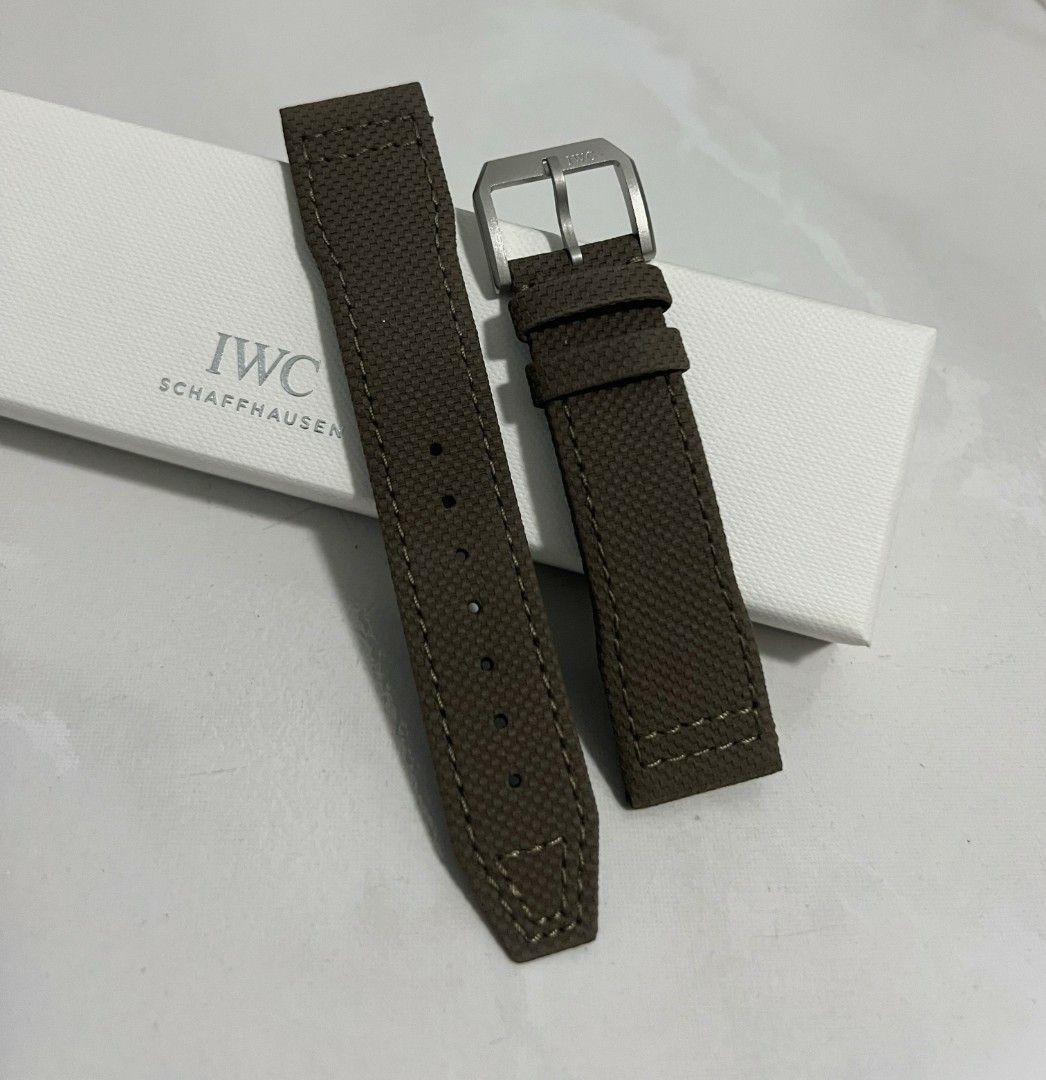 IWC watch Strap with box, Luxury, Watches on Carousell
